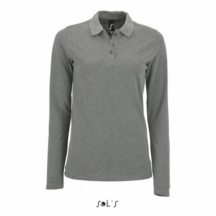 SOL'S SO02083 SOL'S PERFECT LSL WOMEN - LONG-SLEEVE PIQUÉ POLO SHIRT S