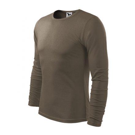 Fit-T LS póló férfi army S