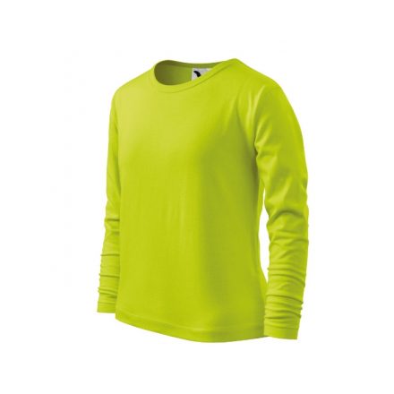 Fit-T LS póló gyerek lime 158 cm/12 éves