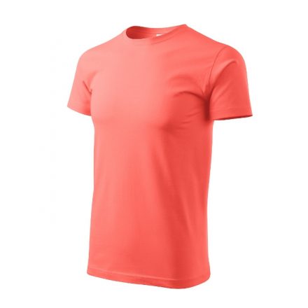 Heavy New póló unisex coral XS