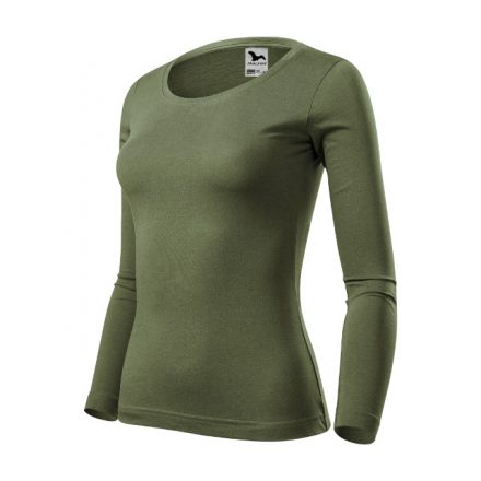 Fit-T LS póló női khaki XS