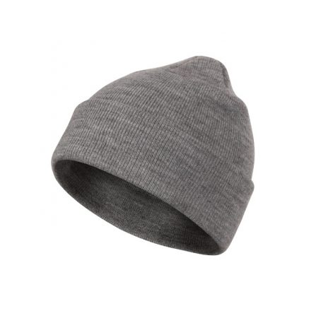 Beanie sapka unisex sötétszürke melírozott uni