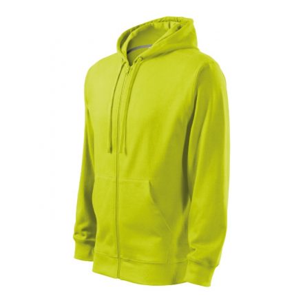 Trendy Zipper felső férfi lime S