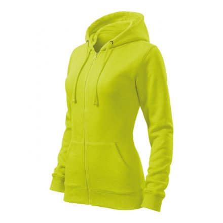 Trendy Zipper felső női lime M