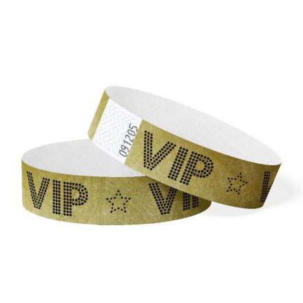 VIP PATTERN WRISTBAND – GOLD 