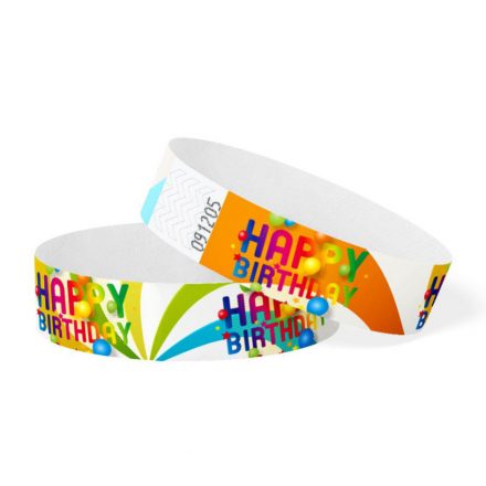 Happy birthday wristbands