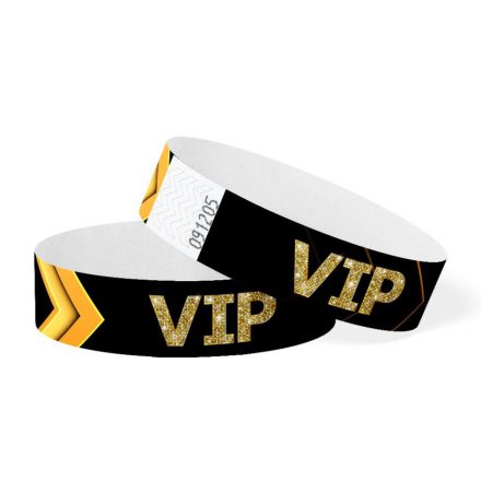 VIP PATTERN WRISTBAND – Black 